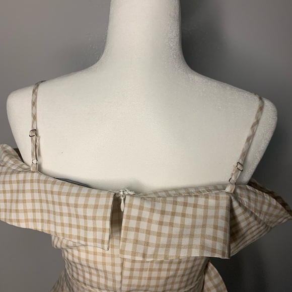 PLAID DRESS TOP - Picture 3 of 4